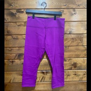 Lululemon Reversible Wunder Under Crop Legging